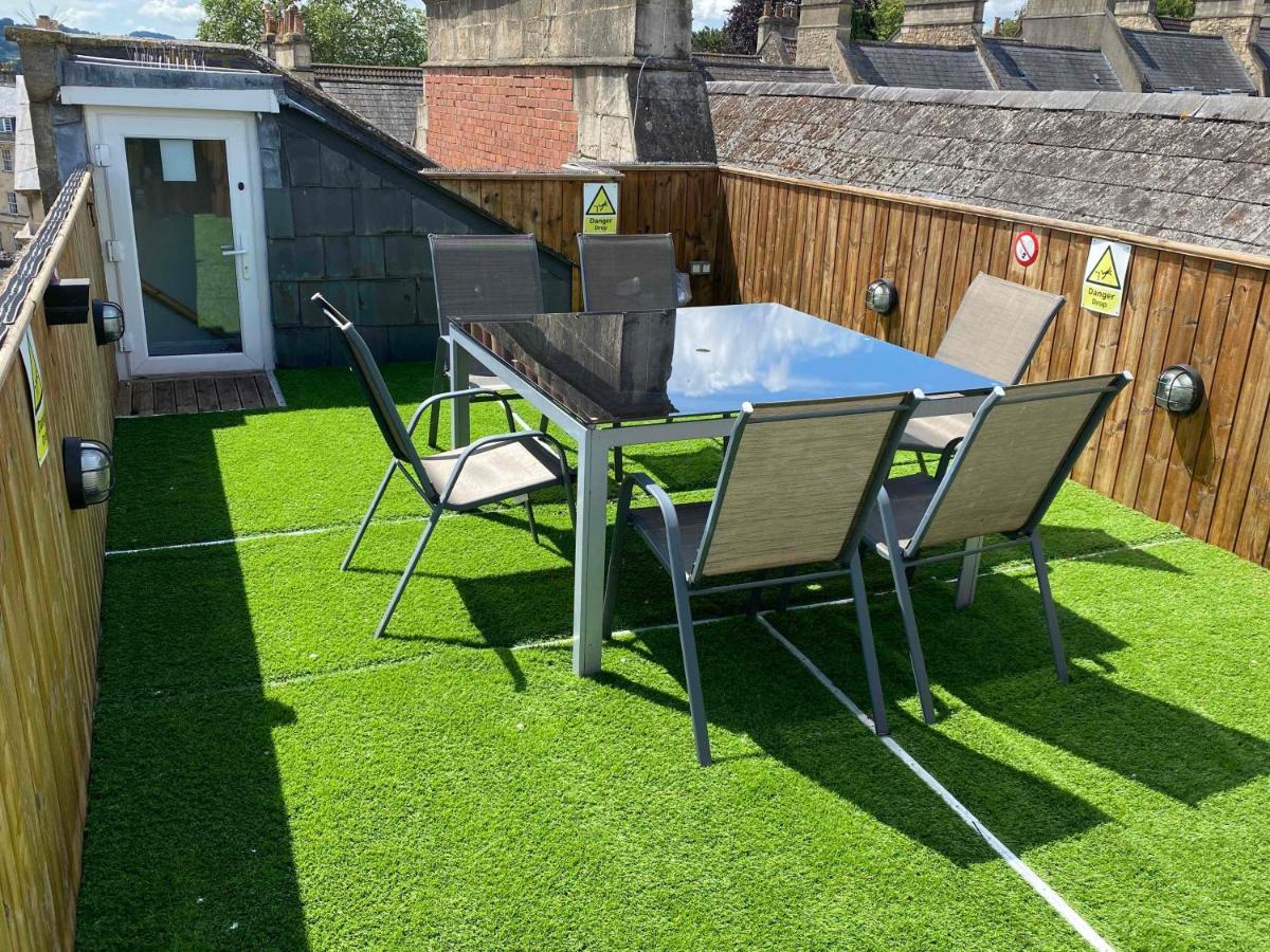 Bath Roof Terrace Apartment, City Centre, Sleeps Up To 8 외부 사진